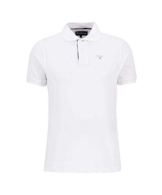 Tartan Pique Polo | White Dress
