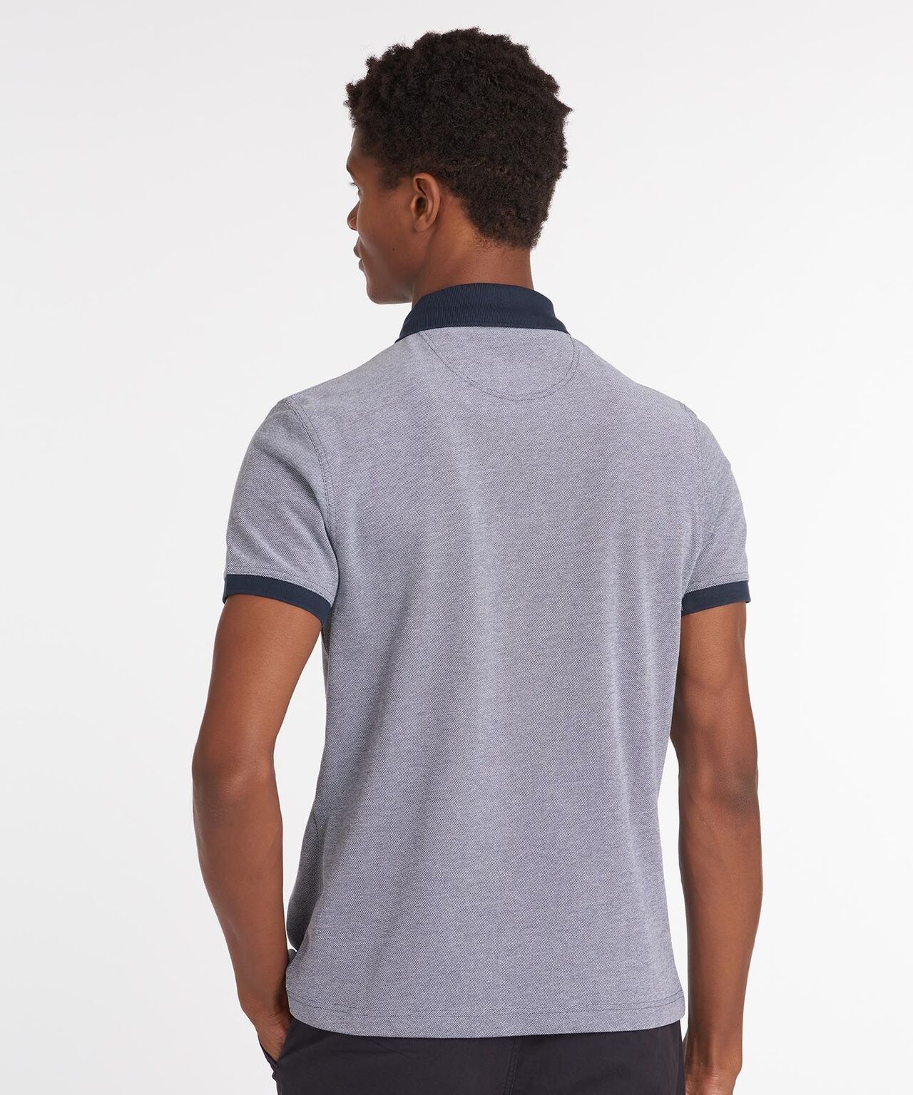 Barbour Polo Essential Sports Mix | Navy Blue
