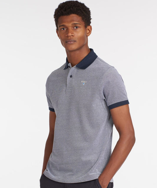 Barbour Polo Essential Sports Mix | Marineblau