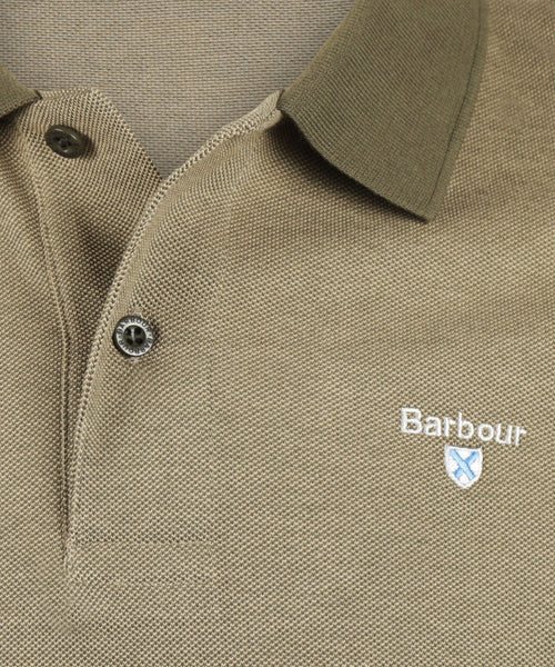 Barbour Polo Essential Sports Mix | Green