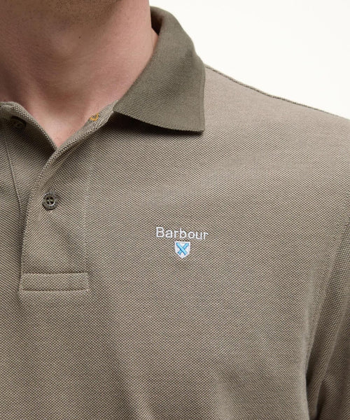 Barbour Polo Essential Sports Mix | Green