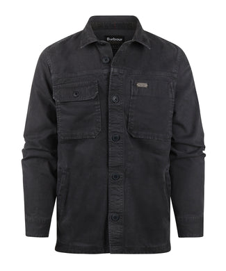 Barbour Lingfield Canvas Overshirt | Navy Blauw