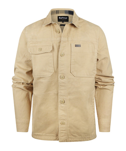 Lingfield Canvas Overshirt | Dark Stone