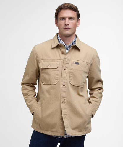 Lingfield Canvas Overshirt | Dark Stone