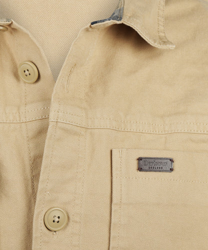 Lingfield Canvas Overshirt | Dark Stone