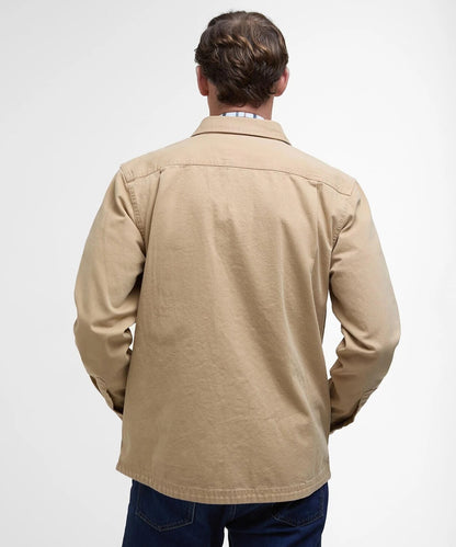 Lingfield Canvas Overshirt | Dark Stone
