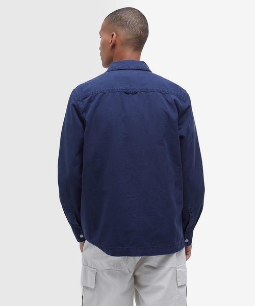 Barbour Grindle Cargo Overshirt | Navy Blue