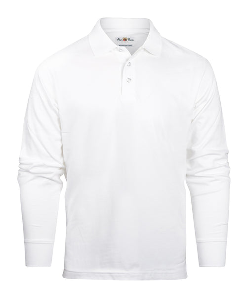 Reed Polo Long Sleeve | White