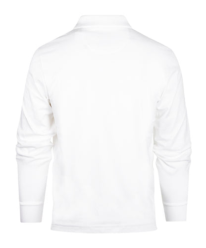 Reed Polo Langarm | Weiß
