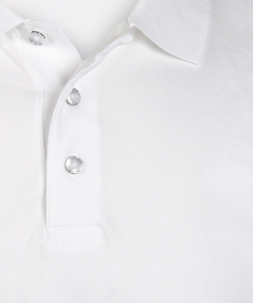 Reed Polo Long Sleeve | White