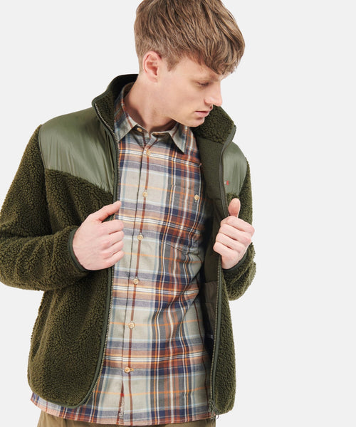 Barbour Axis Fleece Jacket | Olive