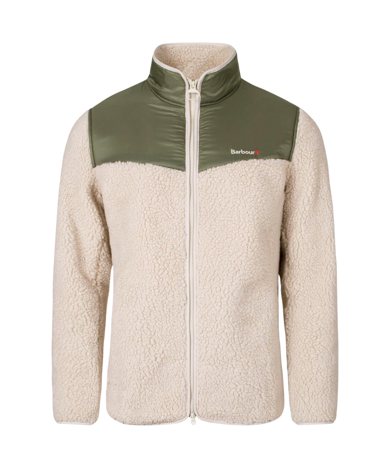 Barbour Axis Fleecejacke | Ecru