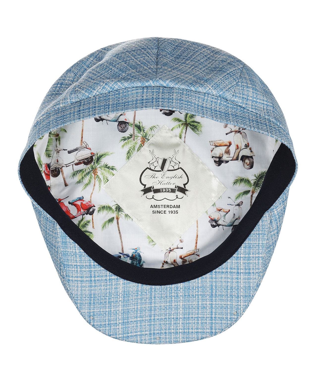 Klassieke Cap 53% Zijde 47% Wol | Licht Blauw