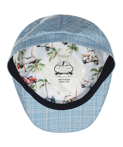 Klassieke Cap 53% Zijde 47% Wol | Licht Blauw