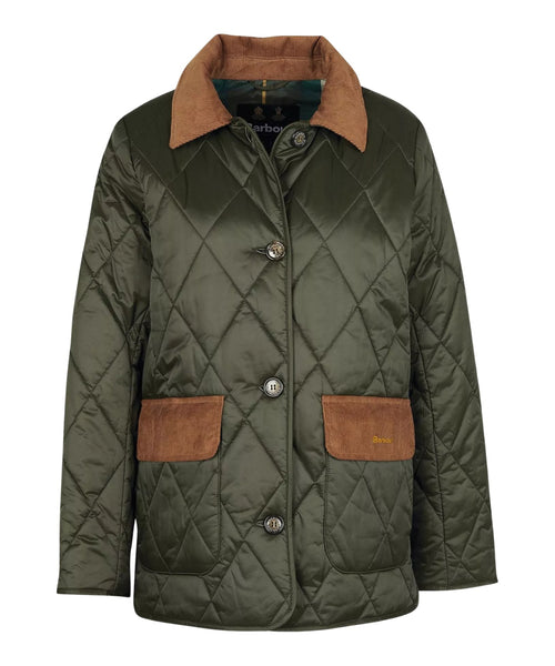 Barbour Bragar Quilt Women | Olive