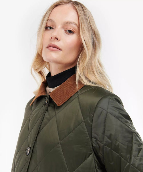 Barbour Bragar Quilt Women | Olive