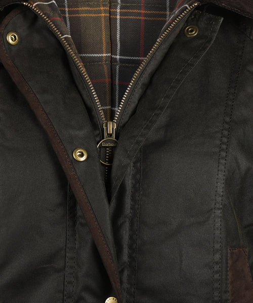 Barbour Bower Wax Jacket Dames | Groen