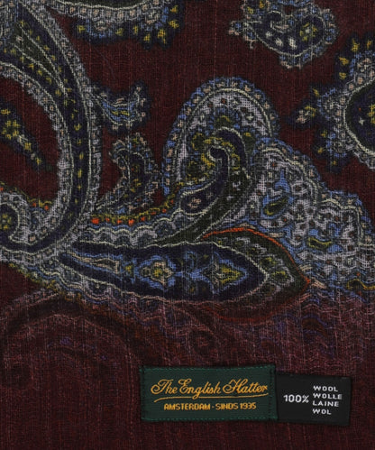 Wollschal 70 x 180 cm | Bordeauxrot