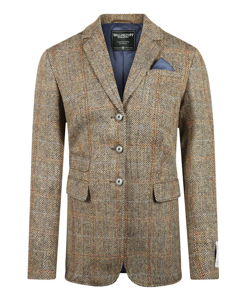 Harris Tweed Blazer Women | Brown