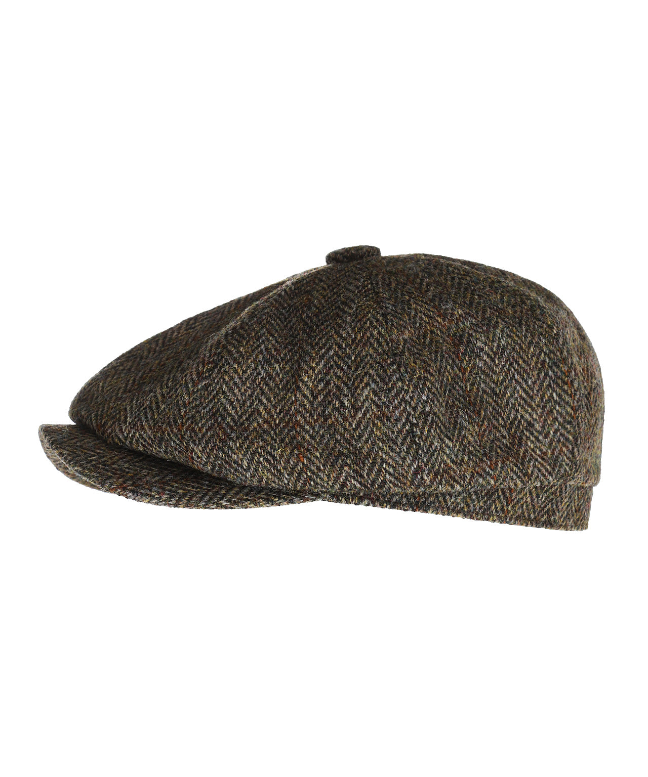 Scott Harris Tweed Newsboy Cap | Green