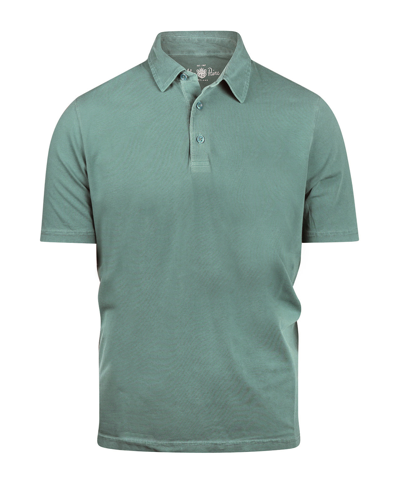 Lässiges Jersey-Polohemd, Kurzarm | Grün