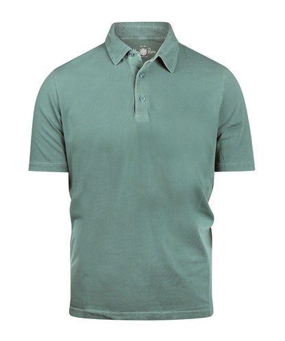 Lässiges Jersey-Polohemd, Kurzarm | Grün