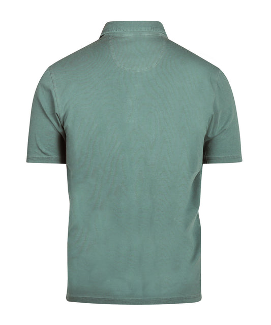 Lässiges Jersey-Polohemd, Kurzarm | Grün