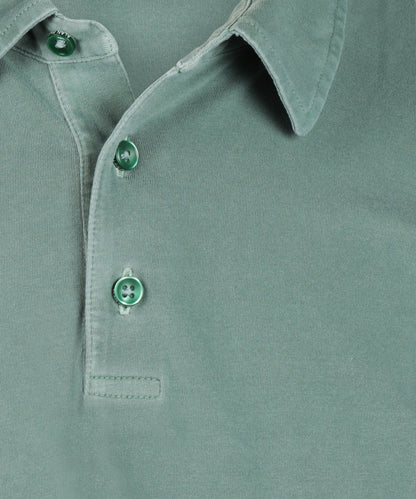 Lässiges Jersey-Polohemd, Kurzarm | Grün