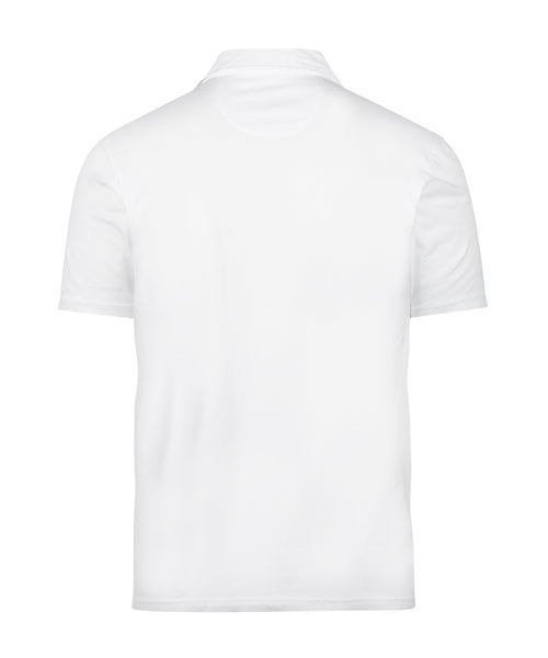 Casual Jersey Polo Korte Mouw | Wit