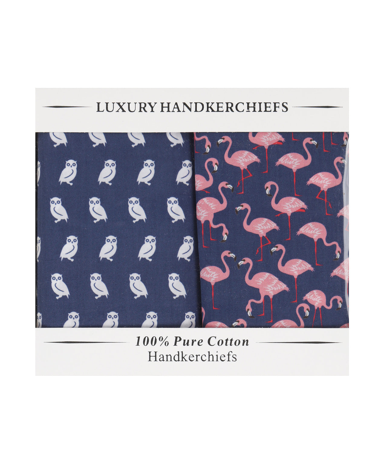 Zakdoeken 2-Pack | Flamingo Uil