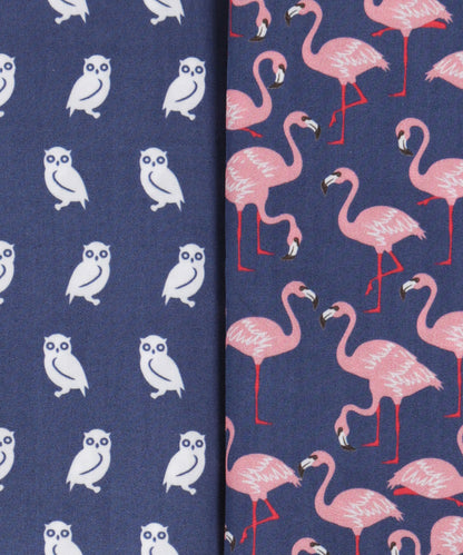 Zakdoeken 2-Pack | Flamingo Uil
