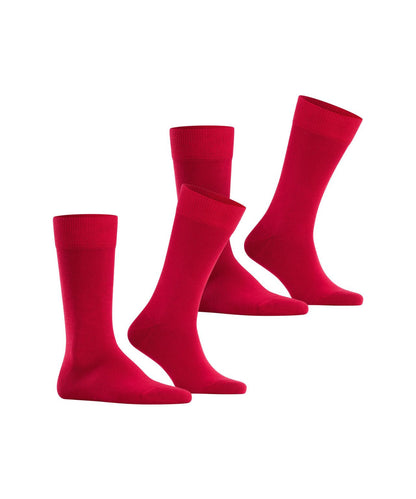 Falke 2er-Pack Happy | Rot