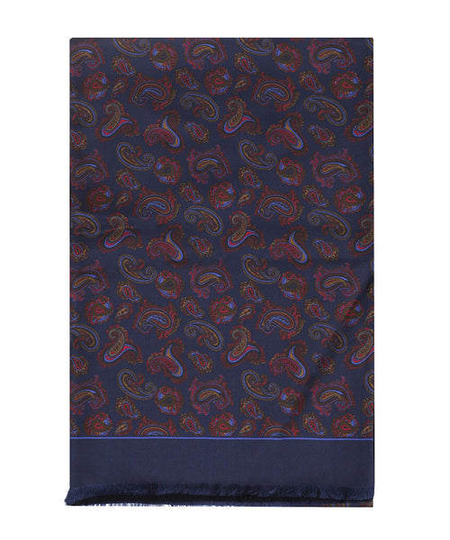 Scarf Silk/Wool | Blue