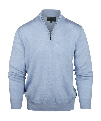 Merino Turtle rits | Licht Blauw