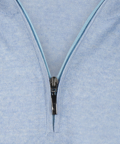 Merino Turtle rits | Licht Blauw