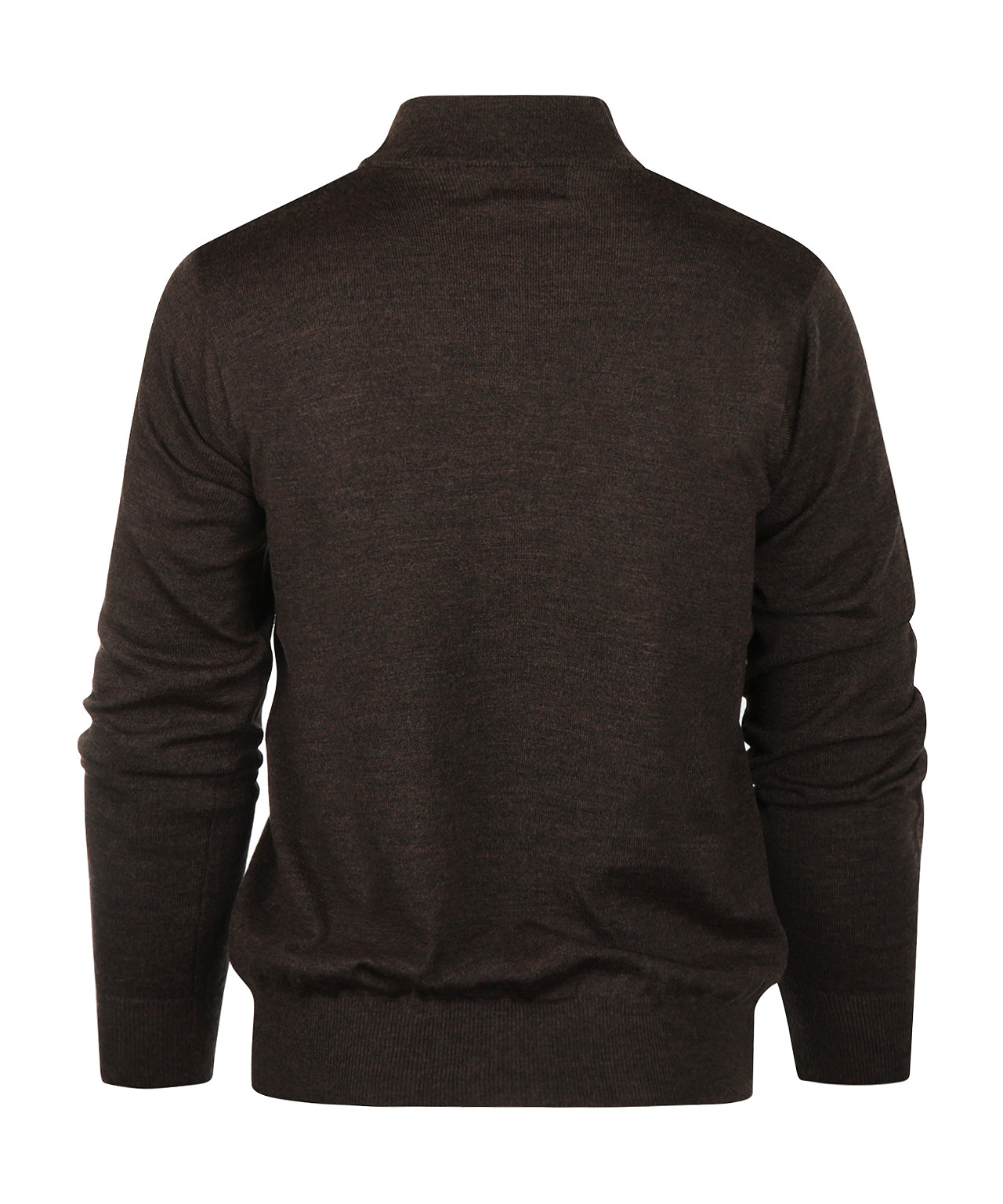 Merino Turtle rits | Donker Bruin