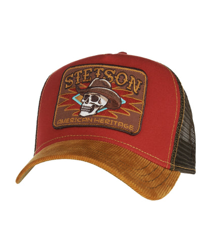Stetson Trucker Cap Totenkopf | Rot