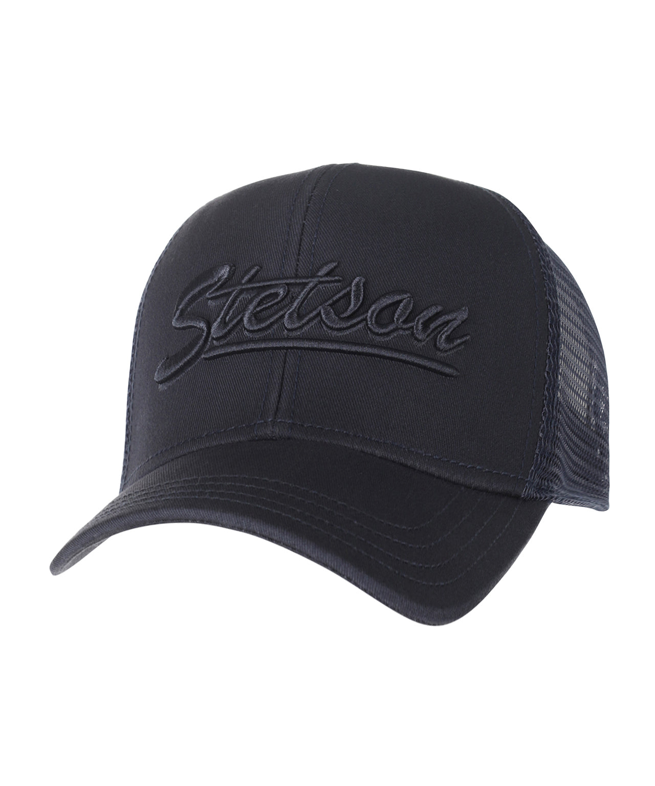 Stetson Trucker Cap Monochrom | Marineblau