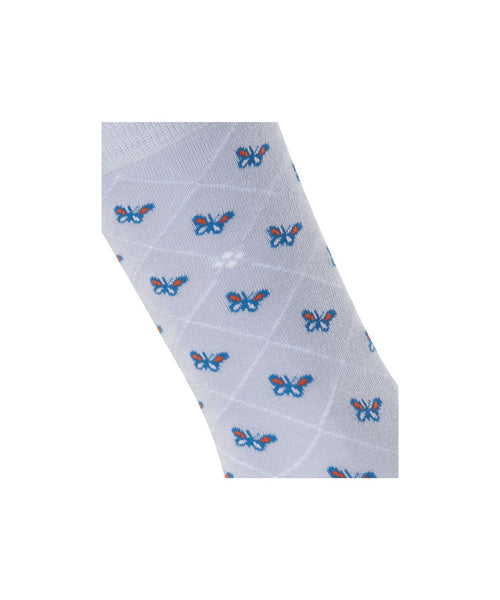 Burlington Sock Butterflies | Blue