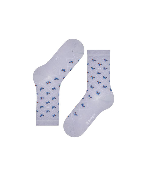 Burlington Sock Butterflies | Blue