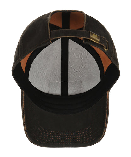 Stetson Baseballkappe mit Lederpatch | Braun