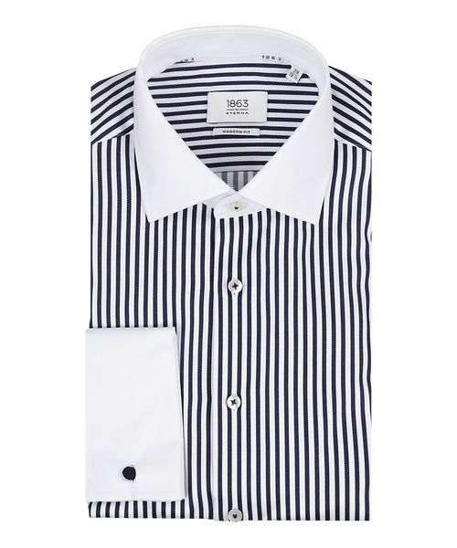 Eterna Shirt Double Cuff | Blue