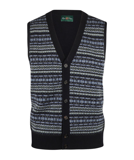 Alan Paine Spencer Fair Isle | Blau