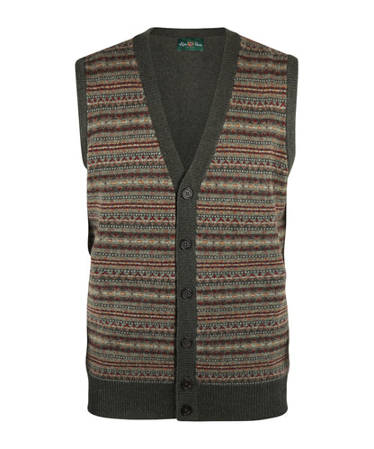 Alan Paine Spencer Fair Isle | Grün