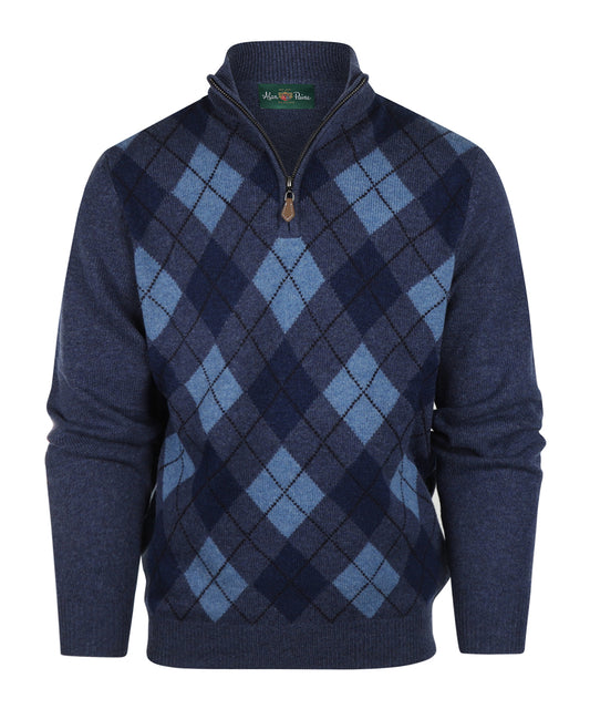 Alan Paine Turtle Zipper | Blau