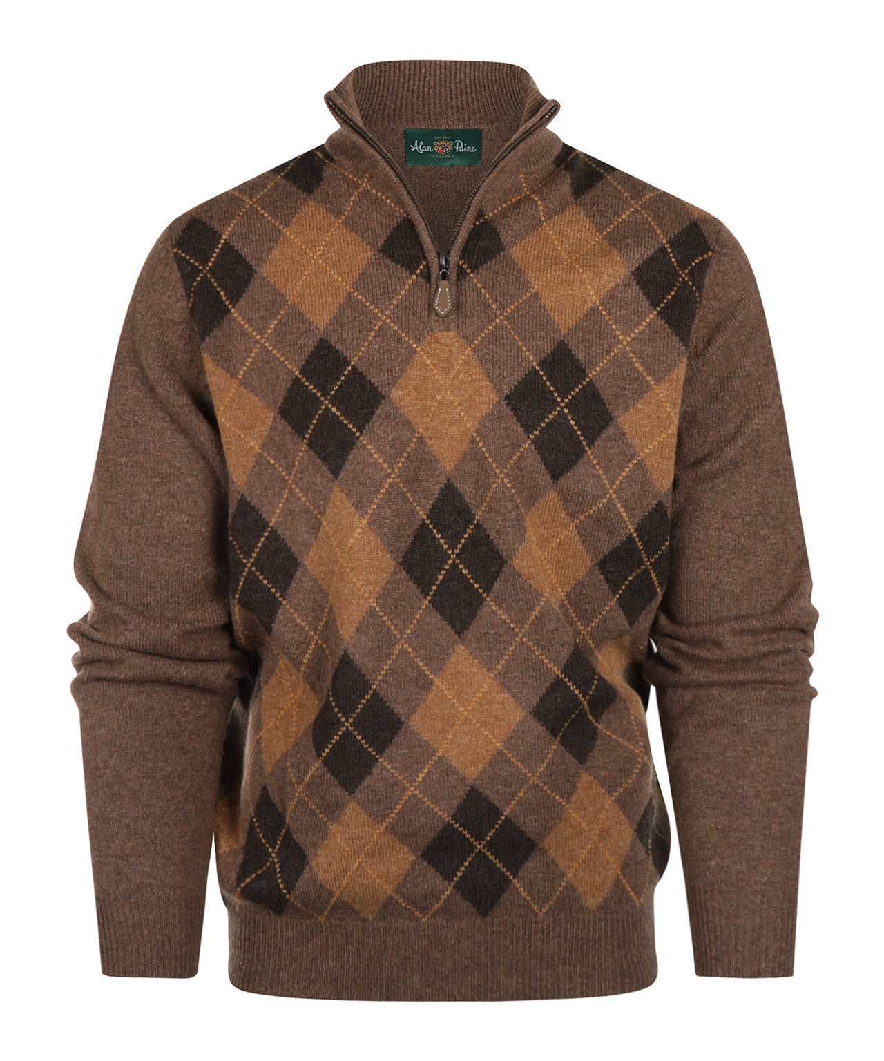 Alan Paine Turtle Zipper | Brown