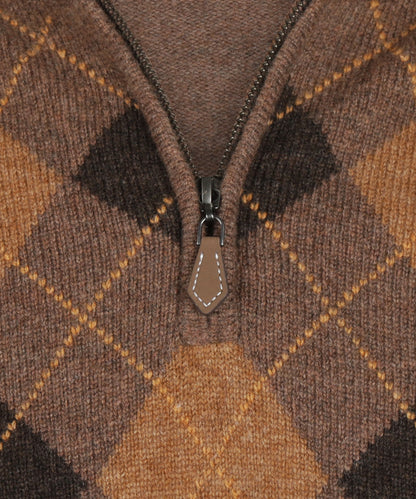 Alan Paine Turtle Zipper | Brown