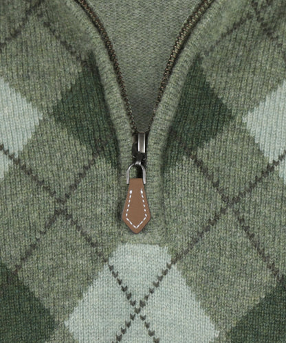Alan Paine Turtle Zipper | Green