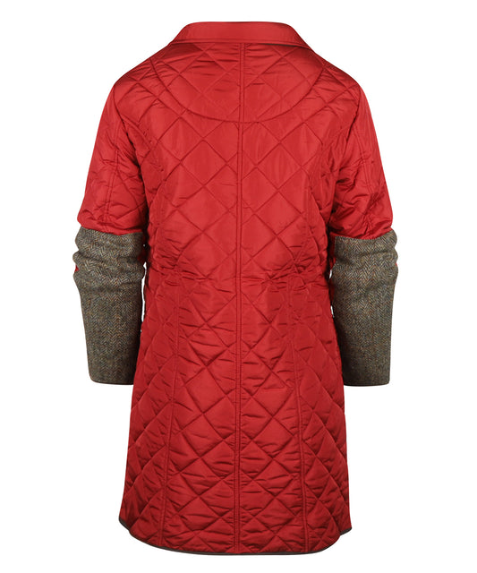 Wellington Steppjacke für Damen | Rot