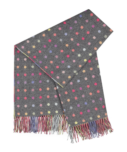 Plaid Lamswol 140x180 cm | Grijs